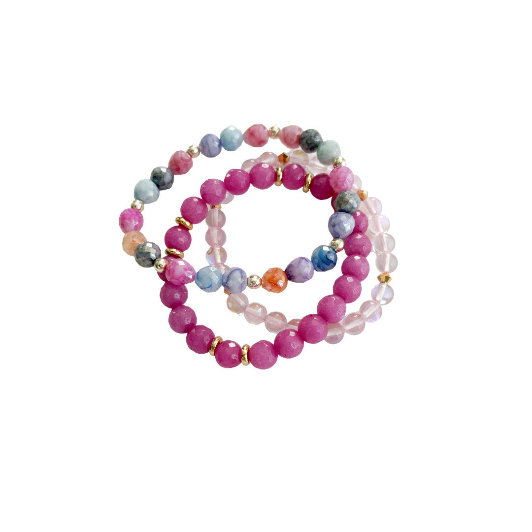 Spring Multicolor Crystal Bracelet