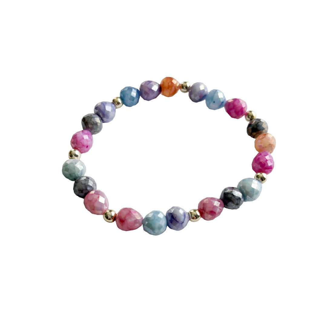 Spring Multicolor Crystal Bracelet