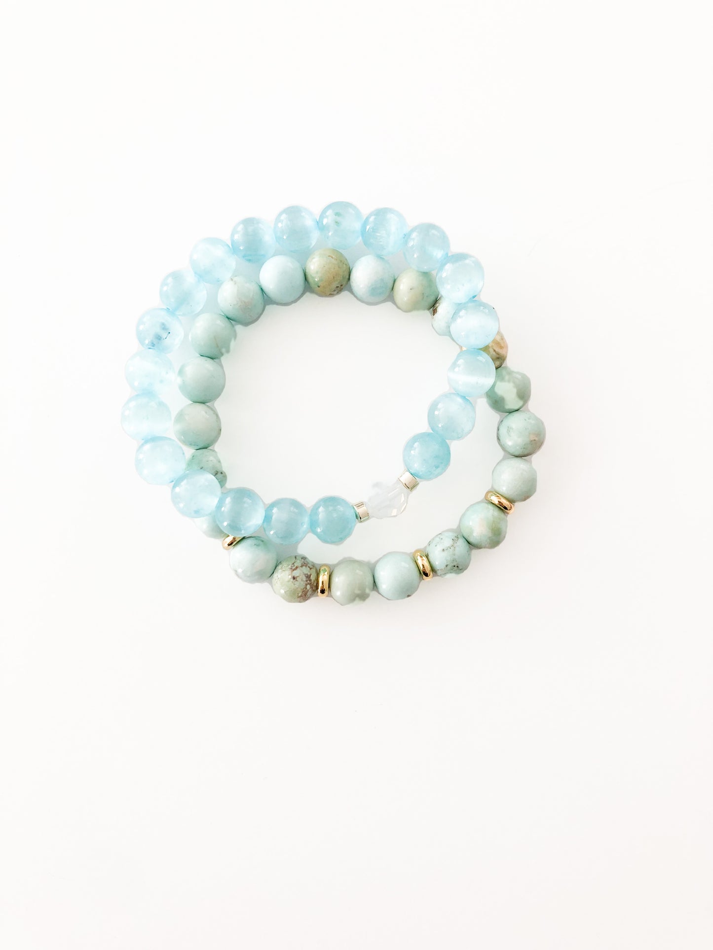 Light Green + Blue Turquoise