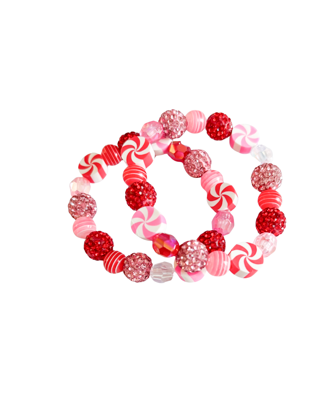 Candy Cane Sparkle Bracelet
