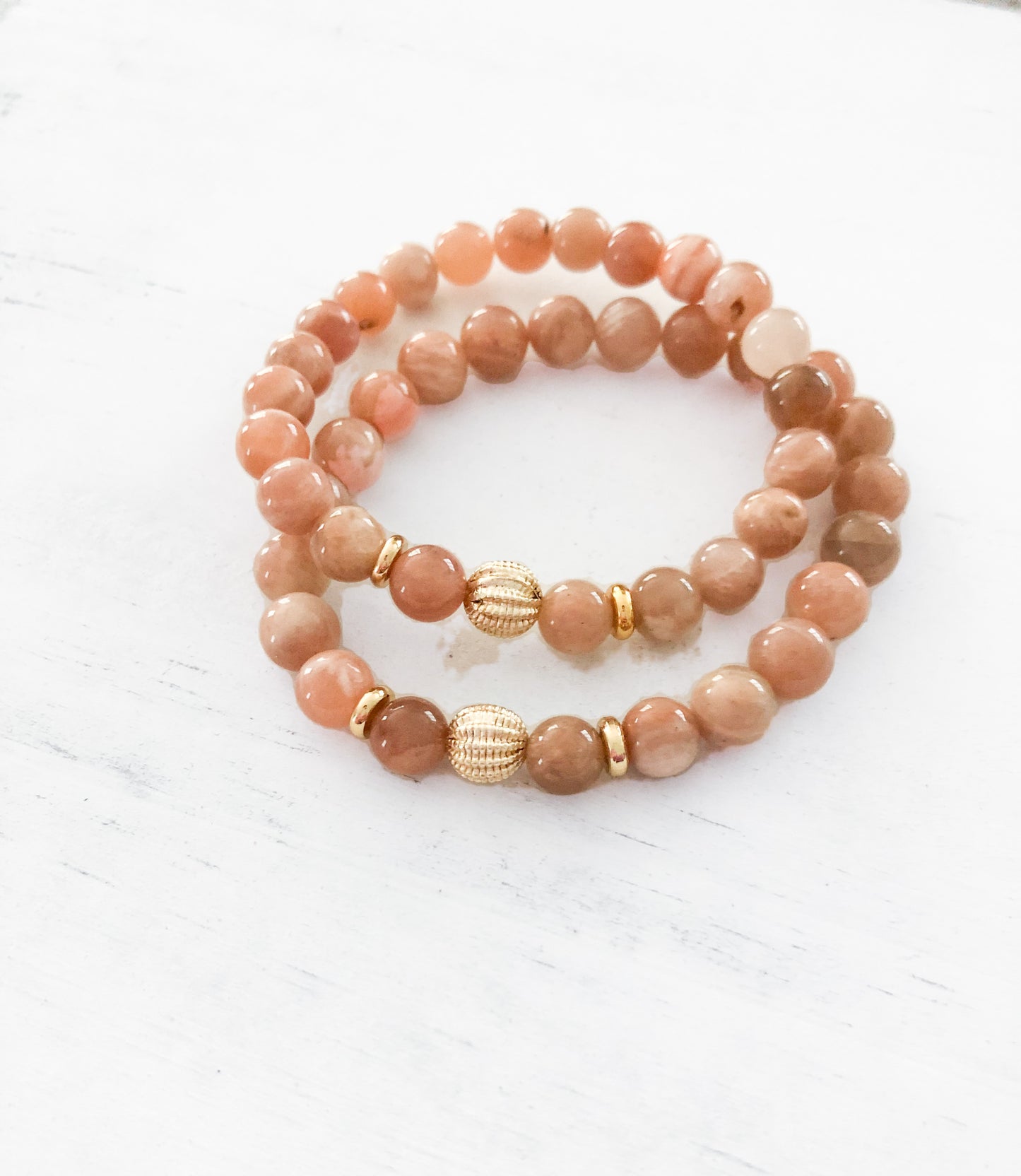 Peachy Pink Moonstone