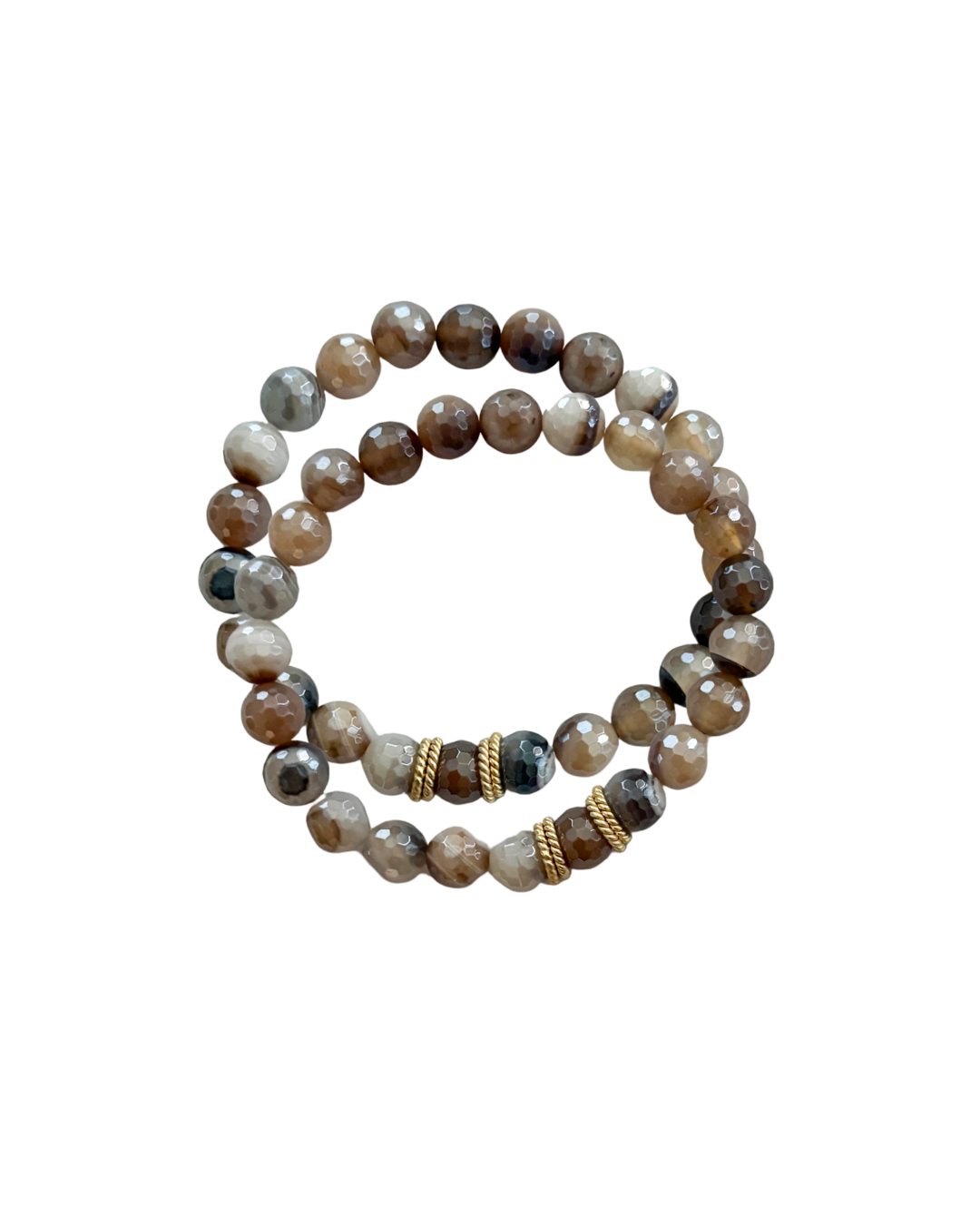 Mystic Electroplated Brown Sardonyx Agate