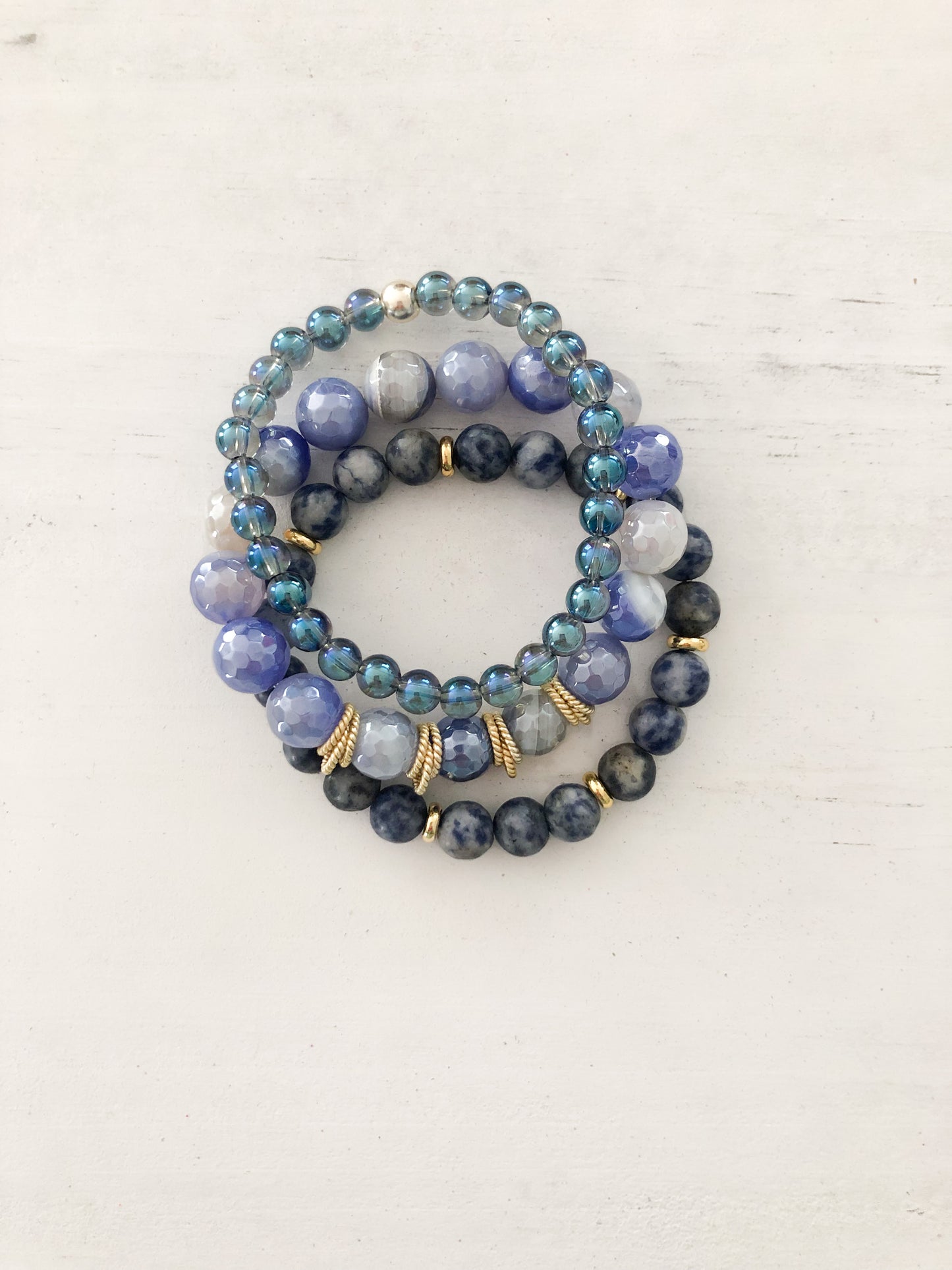 Mystic Titanium Blue Agate
