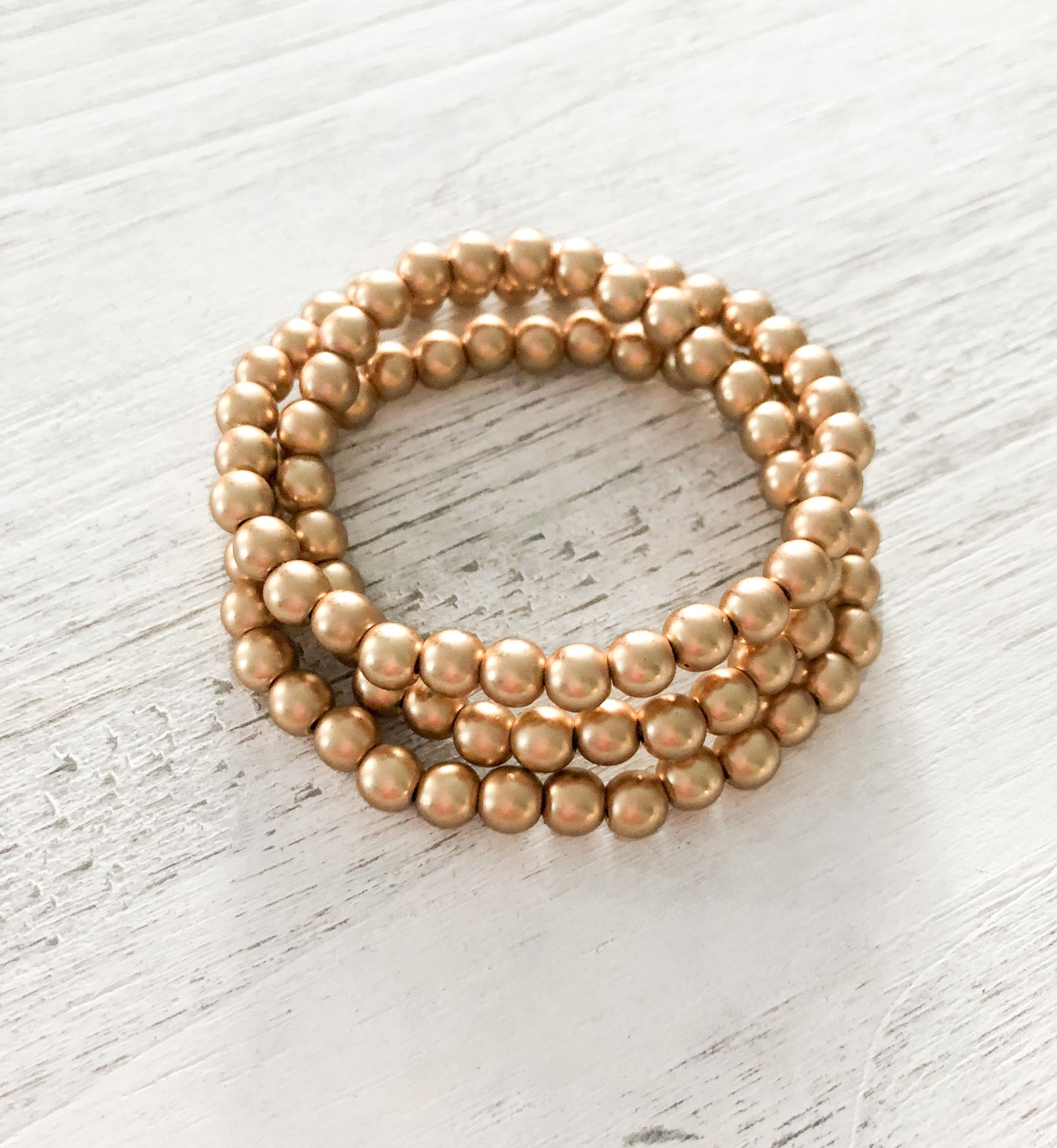 Matte Gold Hematite