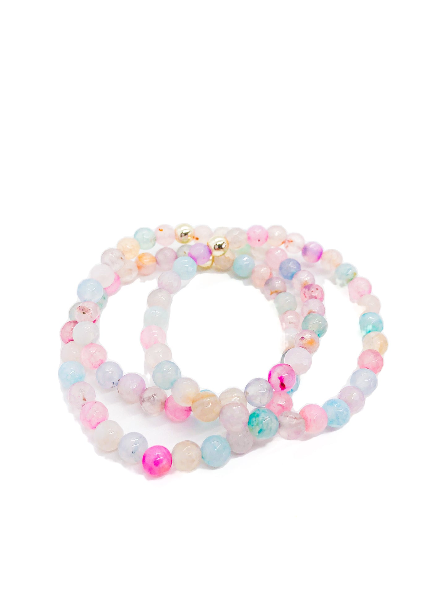 Pastel Faceted Agate