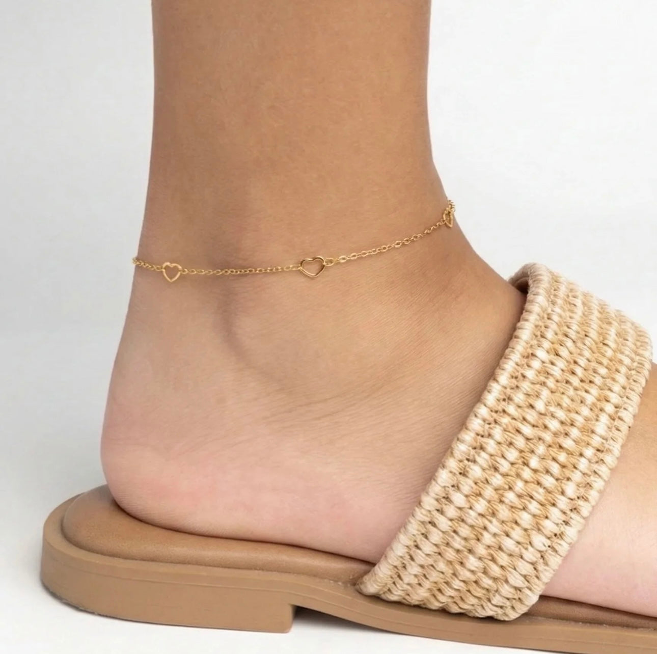 Heart Chain Anklet