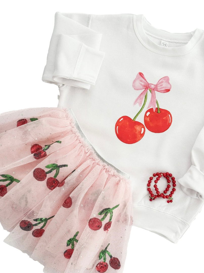 Kids Cherry Sweatshirt