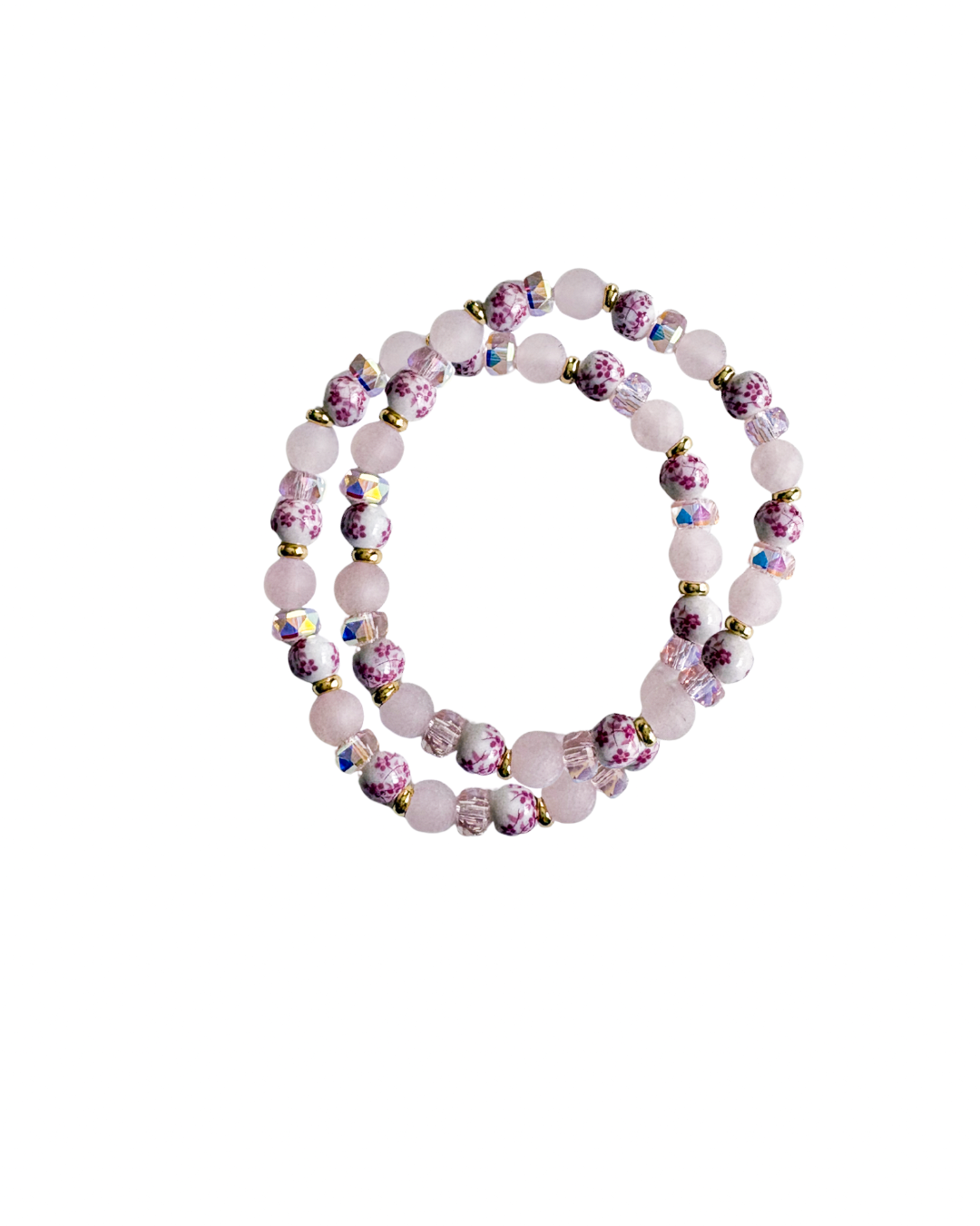 Pink Floral Bracelet