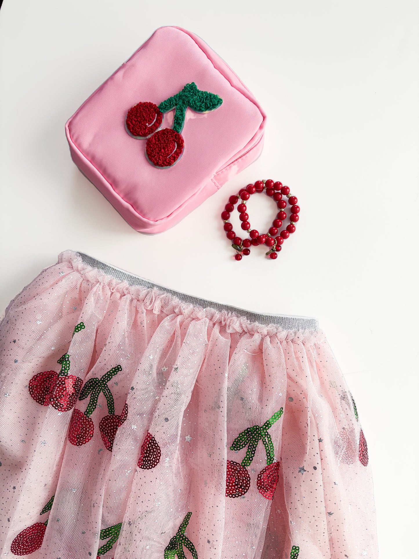 Kids Sequin Cherry Tutu