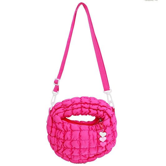 Girls Quilted Puff Purse
