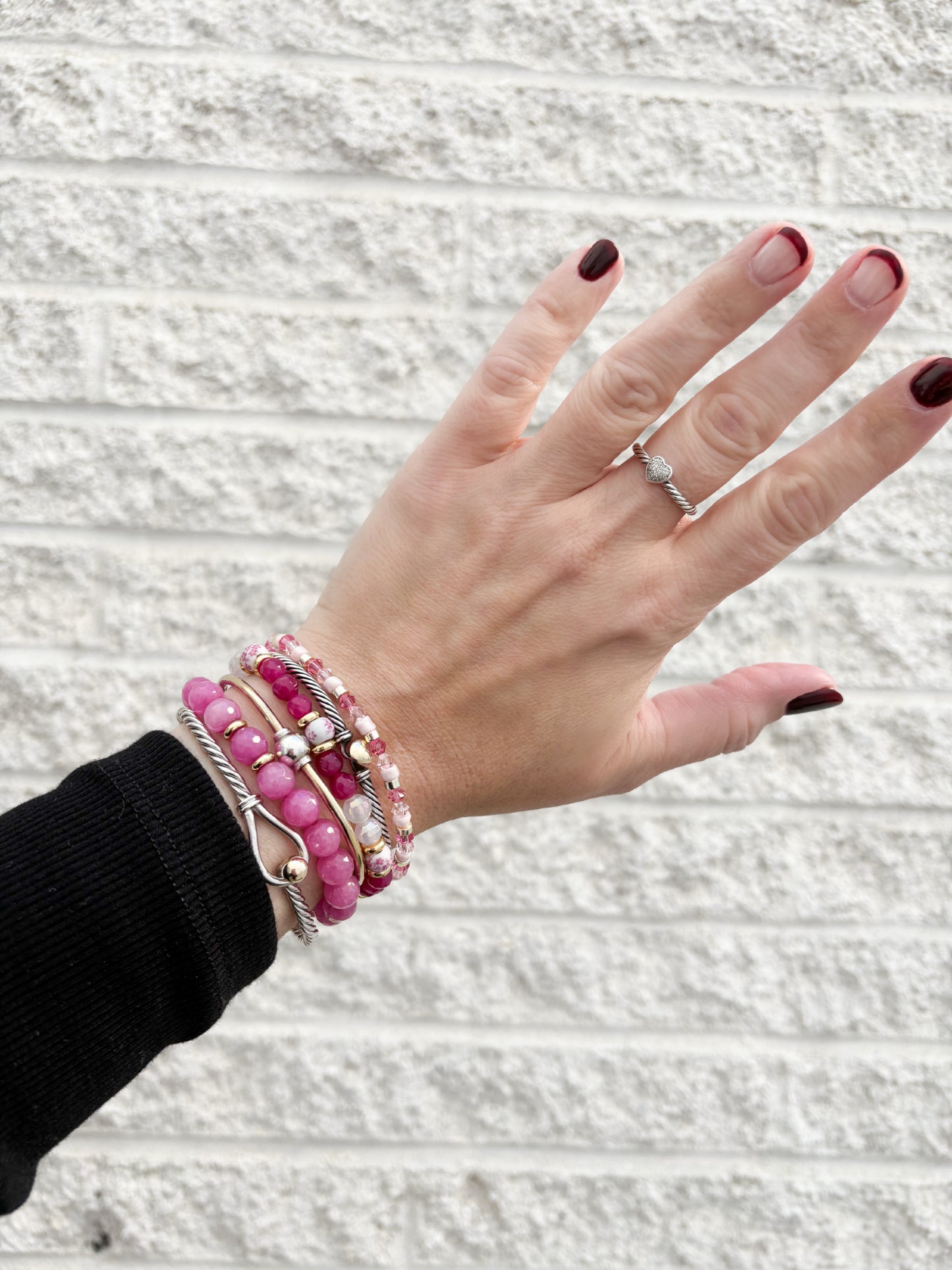 Fuchsia Flower Bracelet