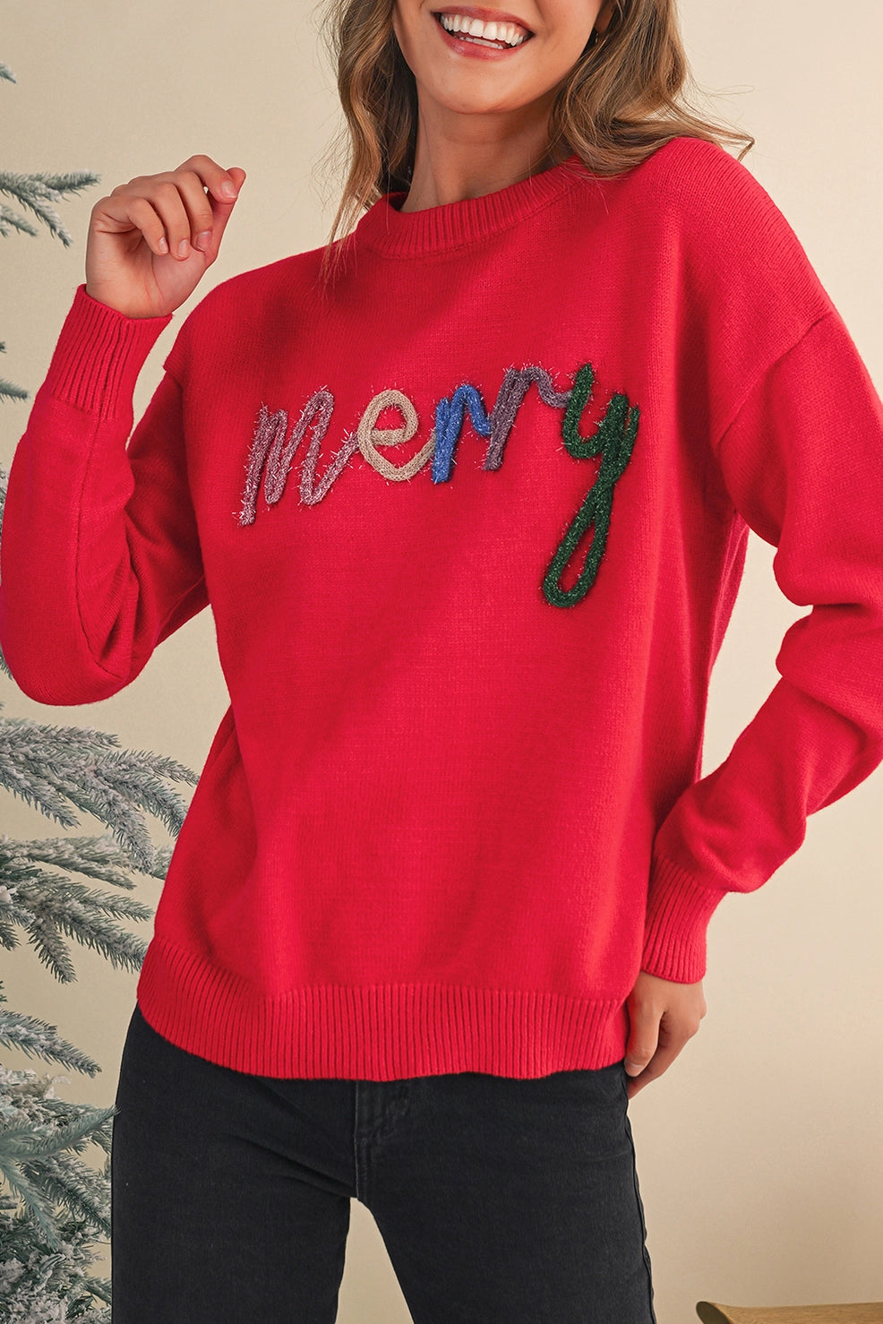 Tinsel Merry Sweater