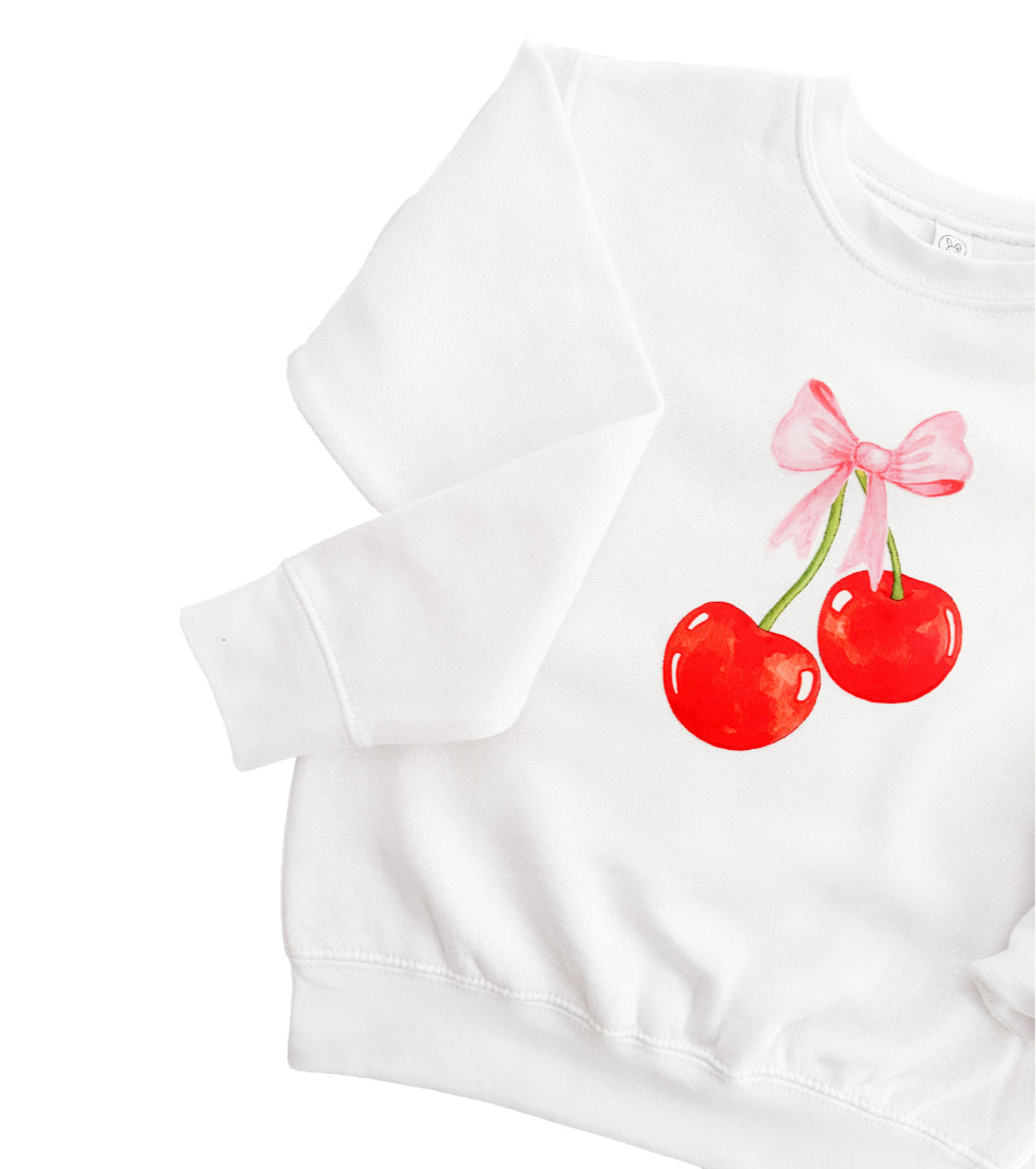 Kids Cherry Sweatshirt