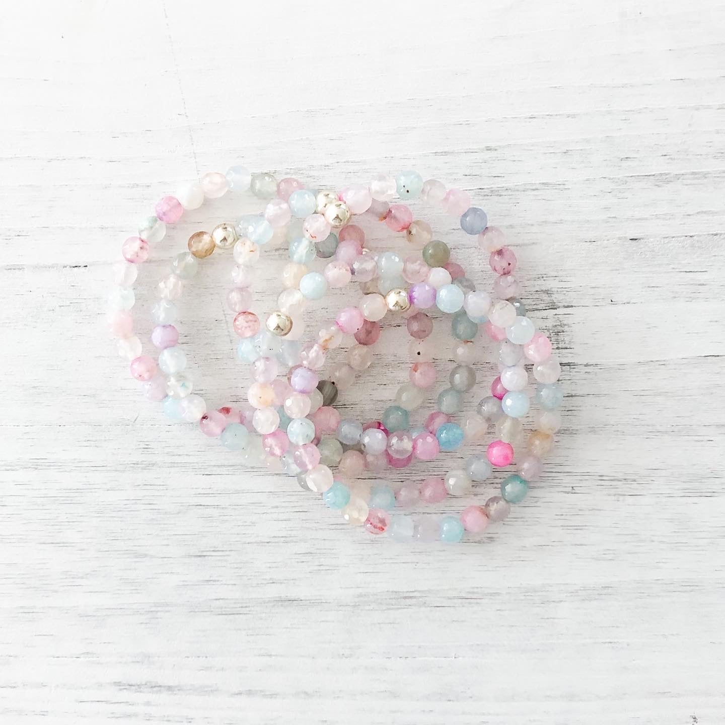 Pastel Faceted Agate